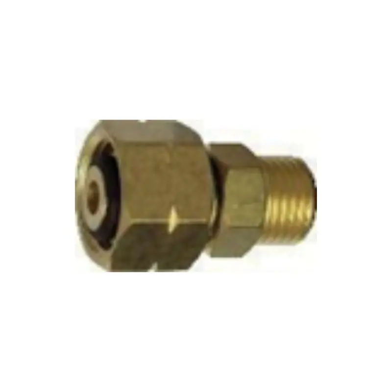 3/8" Left-Hand Female Swivel × 1/4" Bsp Seated Male Adapter 1