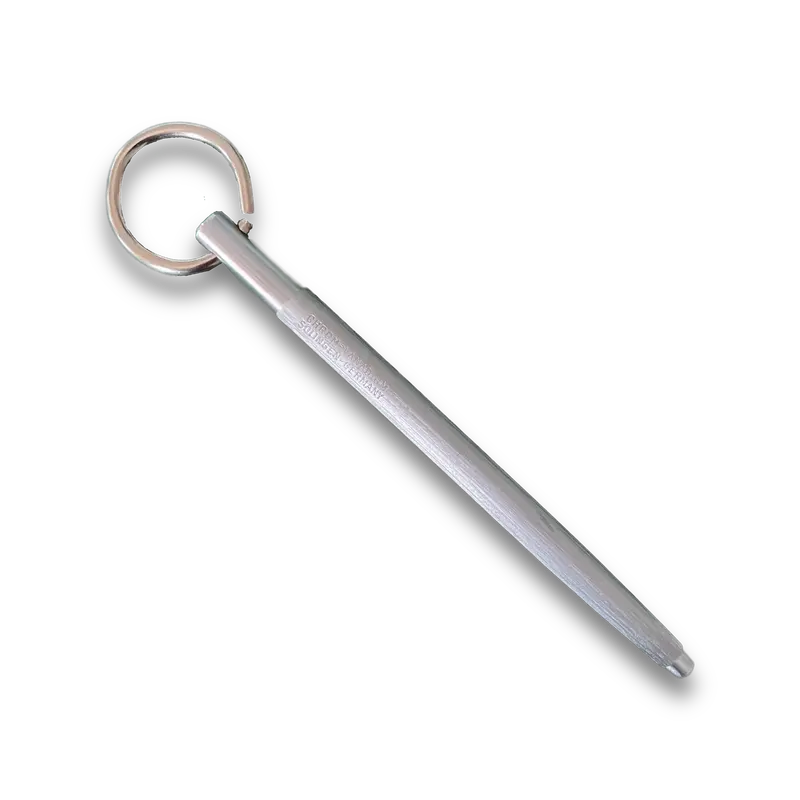 6-Inch Honing Steel With Protective Steel Ring – Balanced Sharpening Rod 1