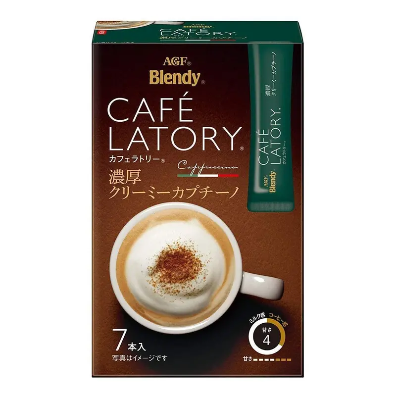 Agf Blendy Café Latory Rich Creamy Cappuccino – 7-Stick Pack 1