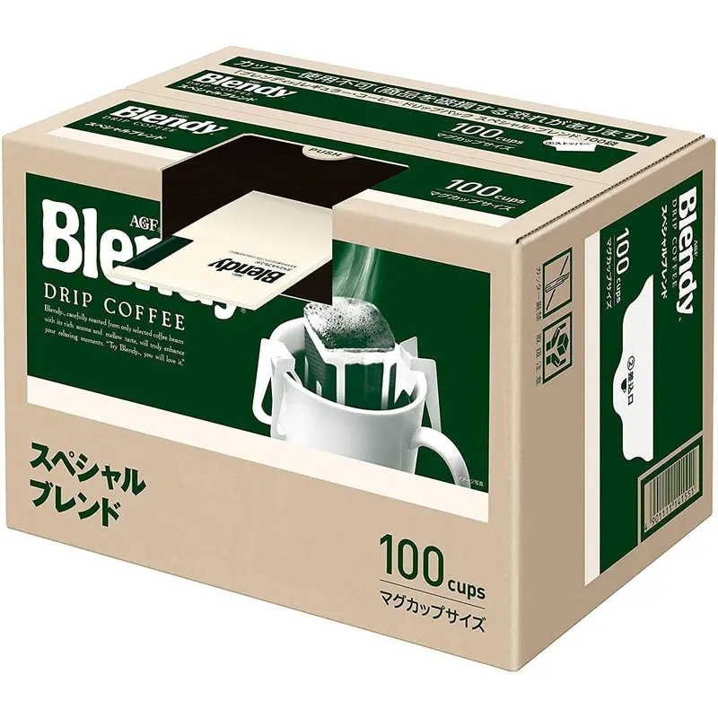 Agf Blendy Special Blend Drip Coffee – Smooth Balanced Flavor, 100 Bags 1