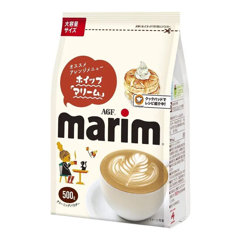 Agf Marim Creaming Powder – Rich Coffee Milk Enhancer, 500G Can 1