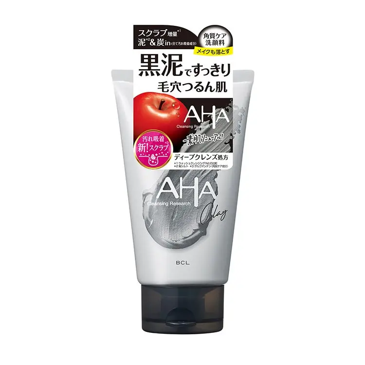 Aha Cleansing Research Triple-Action Black Clay Facial Cleanser – 120G 1
