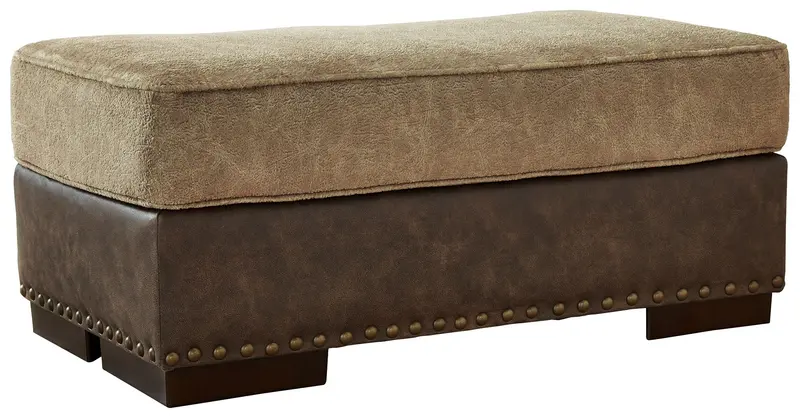 Alesbury Chocolate Ottoman 1
