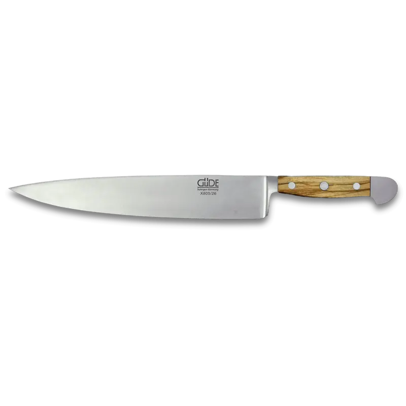 Alpha Olive 10" Chef Knife – Forged High-Carbon Steel & Olive Wood Grip 1