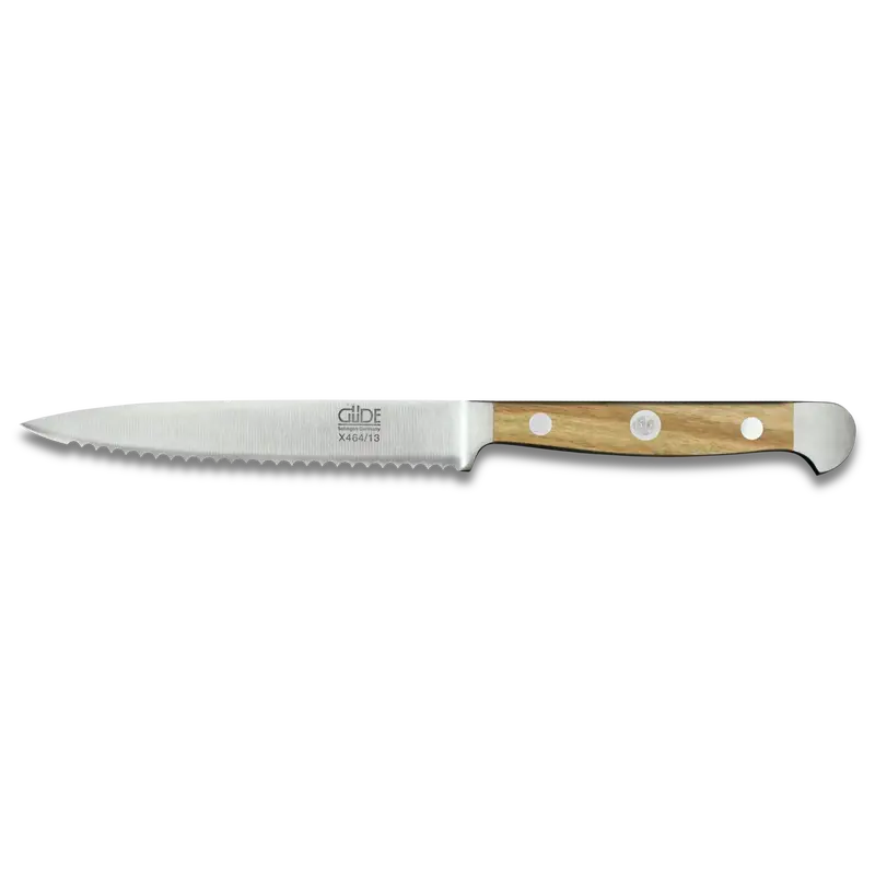 Alpha Olive 13Cm Tomato Knife – Precision-Sharp Forged Blade & Olive Wood Handle 1