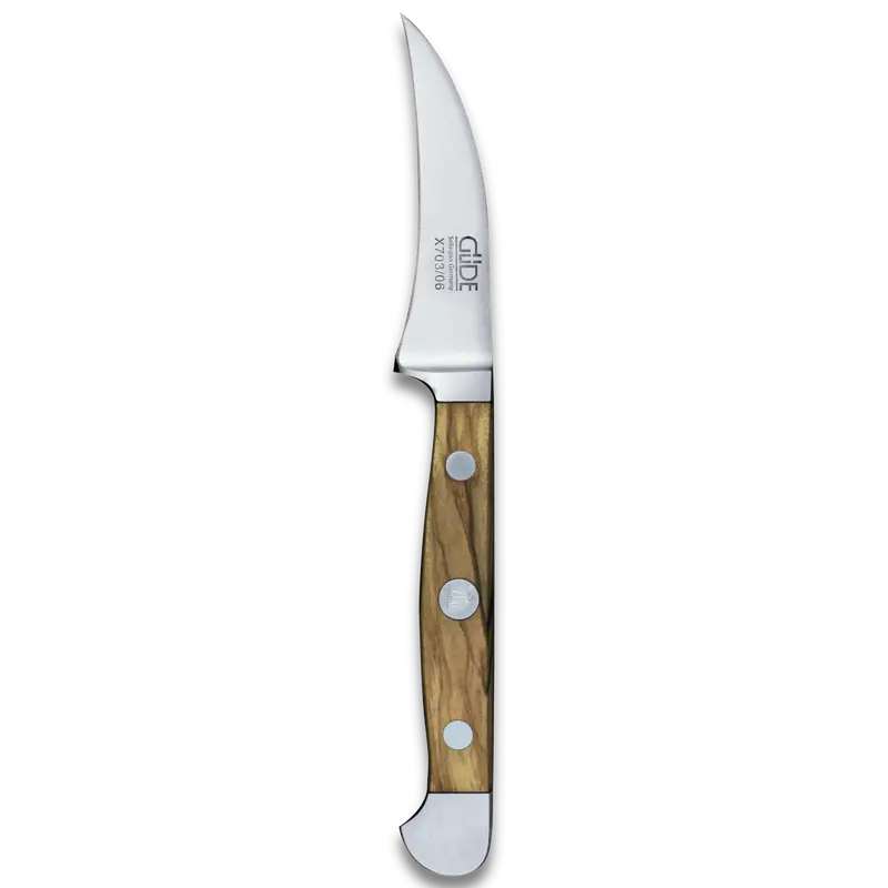 Alpha Olive Paring Knife – 2.36" Forged Steel With Olive Wood Handle 1