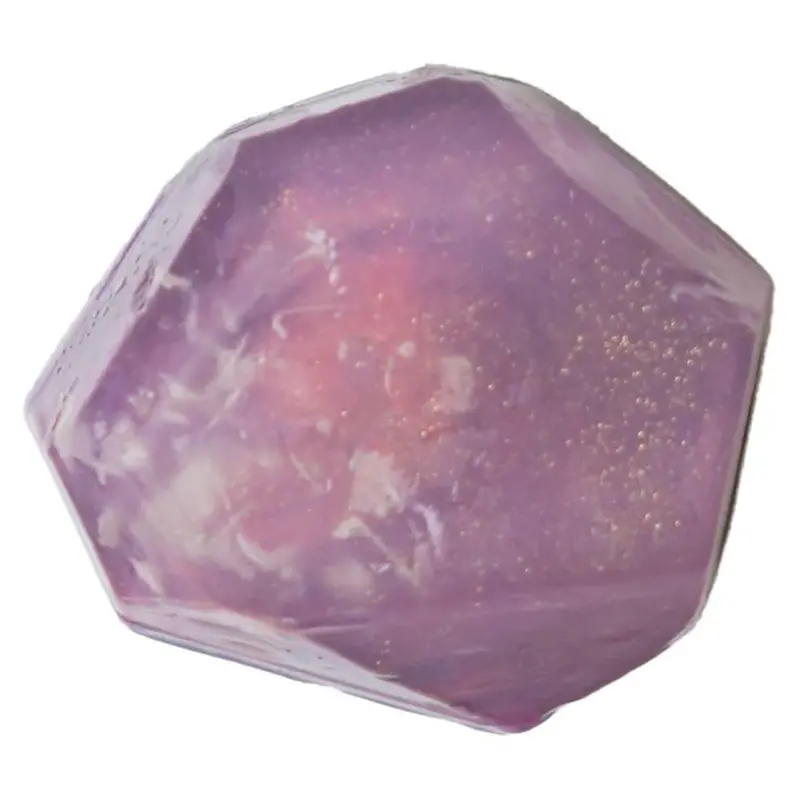 Amethyst Crystal Jewelry Soap – Handmade Purple Moisturizing Bar, 60G 1