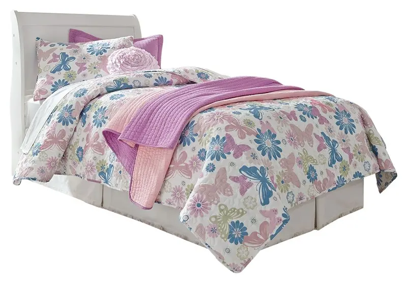 Anarasia Elegant Sleigh-Style Upholstered Headboard 1