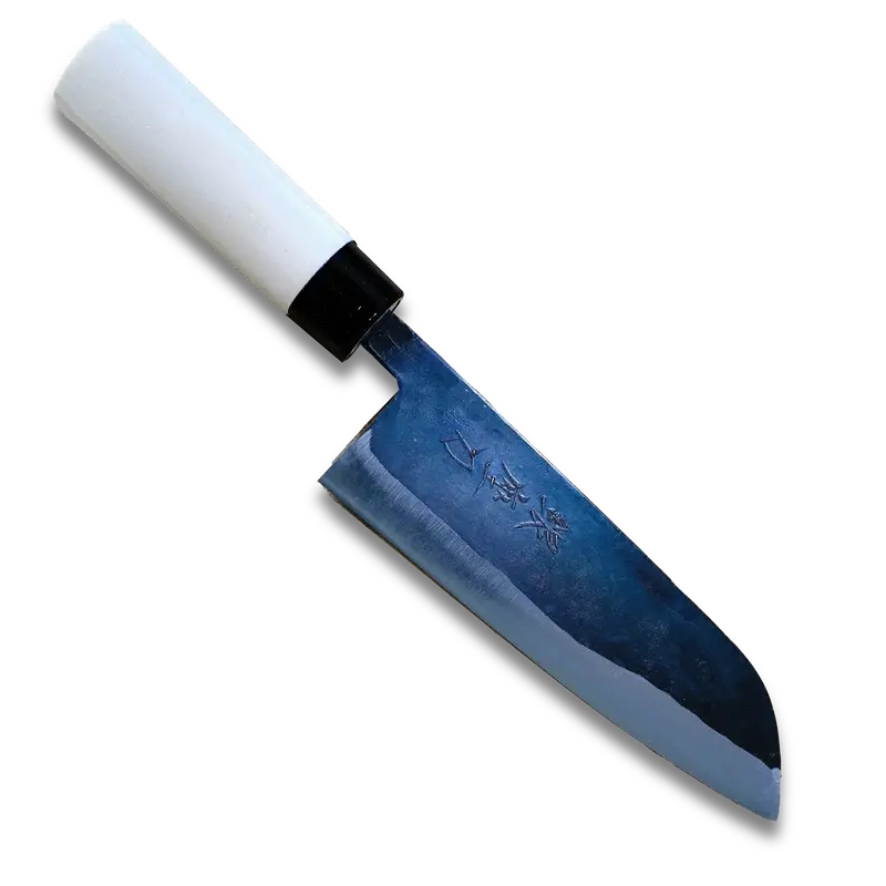 Aogami 165Mm Santoku Knife – Traditional Japanese Multi-Tasker With Blue #2 Steel 1