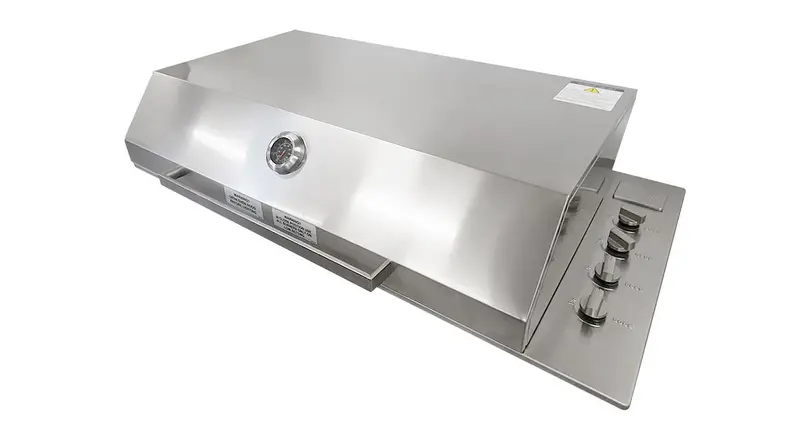 Artusi 316 Marine-Grade Built-In Bbq With Stainless Hood 1