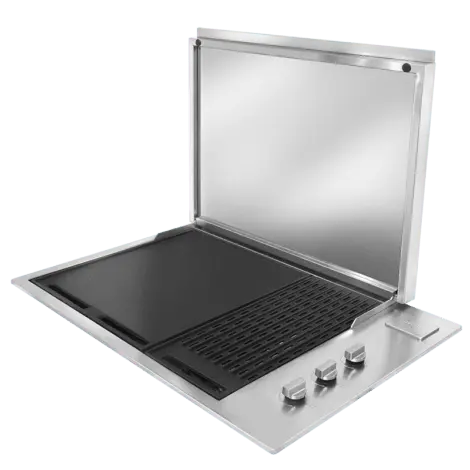 Artusi 80Cm Marine-Grade 316 Stainless Steel Flat-Lid Bbq 1