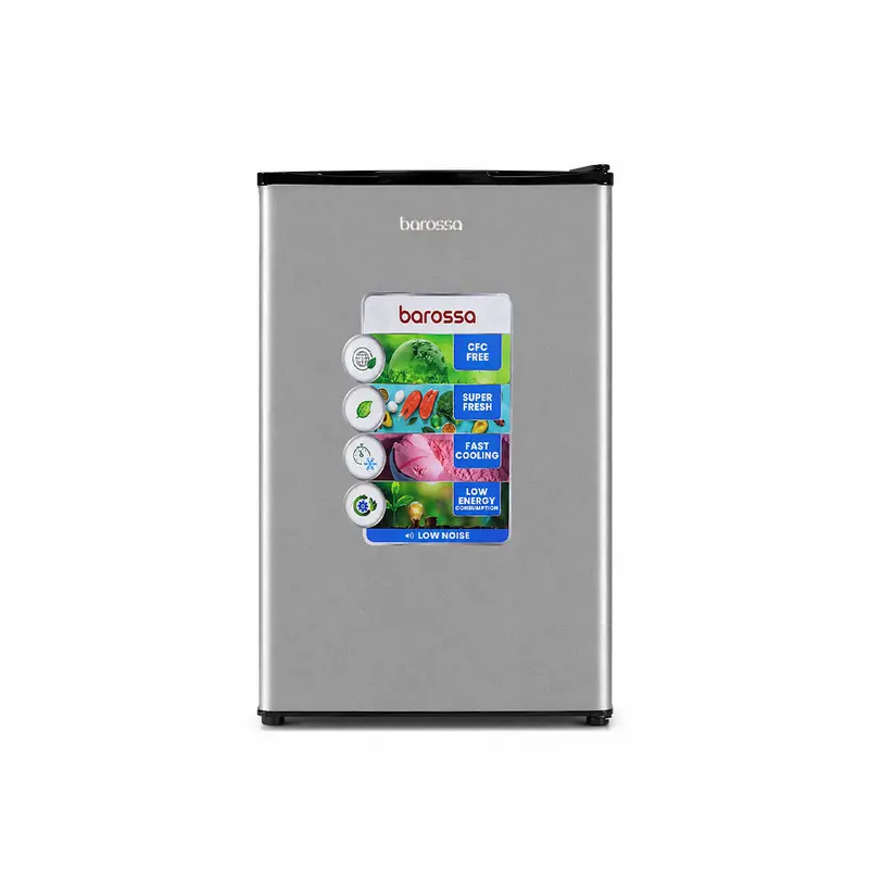 Barossa 122L Compact Single-Door Fridge Brs125G In Dark Grey (Frost-Free) 1