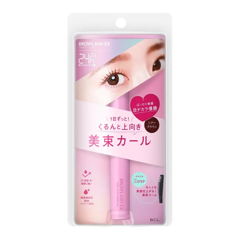 Bcl Browlash Ex Curl-Lock Mascara – Sheer Brown 1