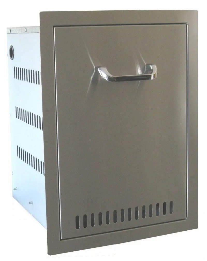 Beefeater Propane Tank Drawer – Stainless Steel Outdoor Storage Cabinet 1