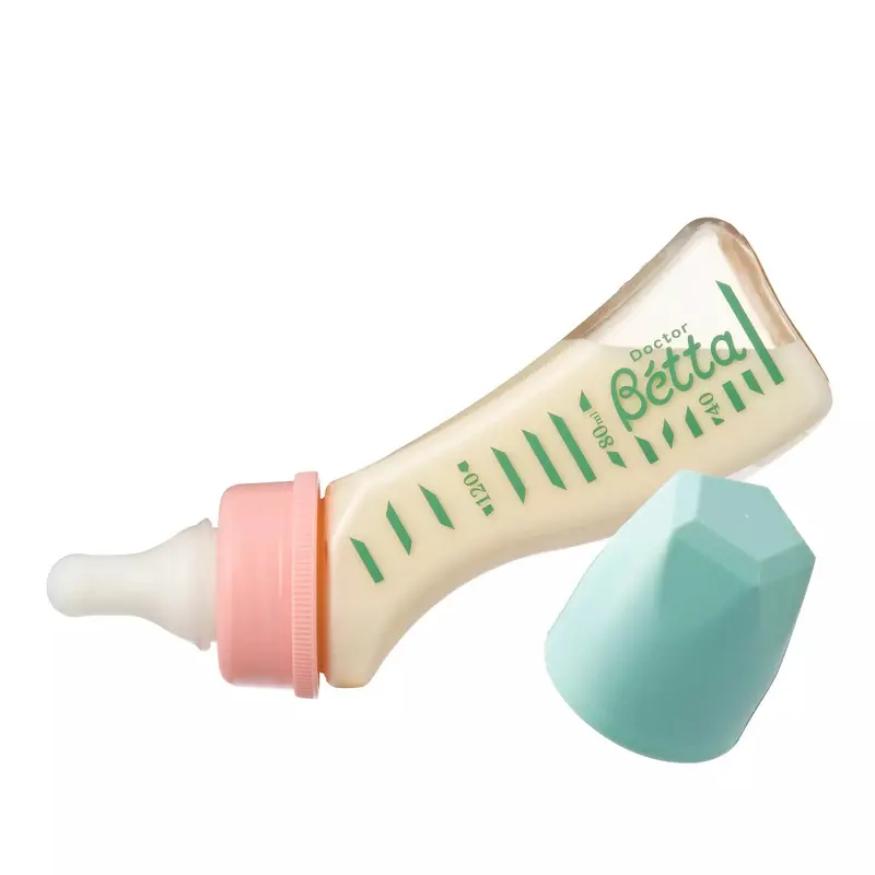 Betta Jewel Angled Baby Bottle – S1 Size, 120Ml, Ergonomic Nursing Design 1