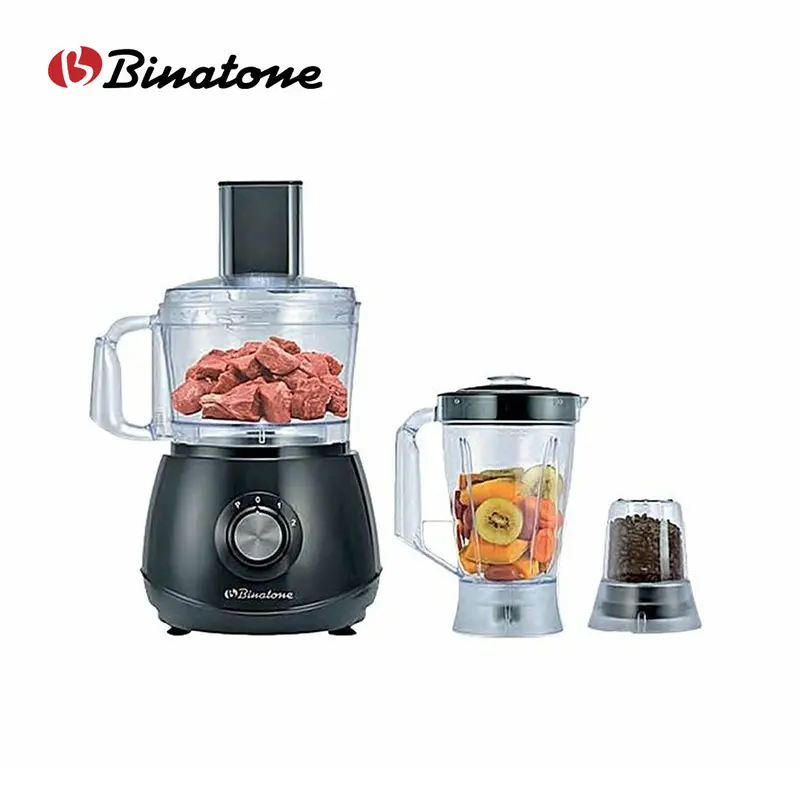 Binatone Fp-850 1.75-Liter Food Processor – 800W Motor, Compact Black Design 1
