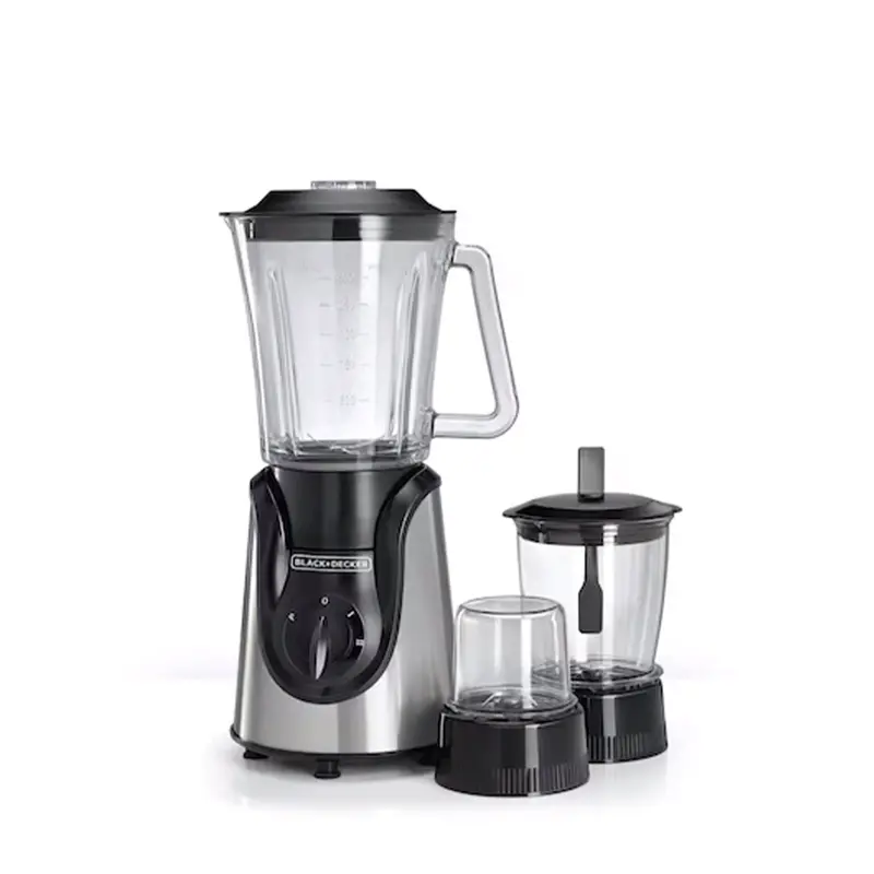 Black+Decker 600W Glass Blender With Grinder & Mincer Bx650G-B5 1