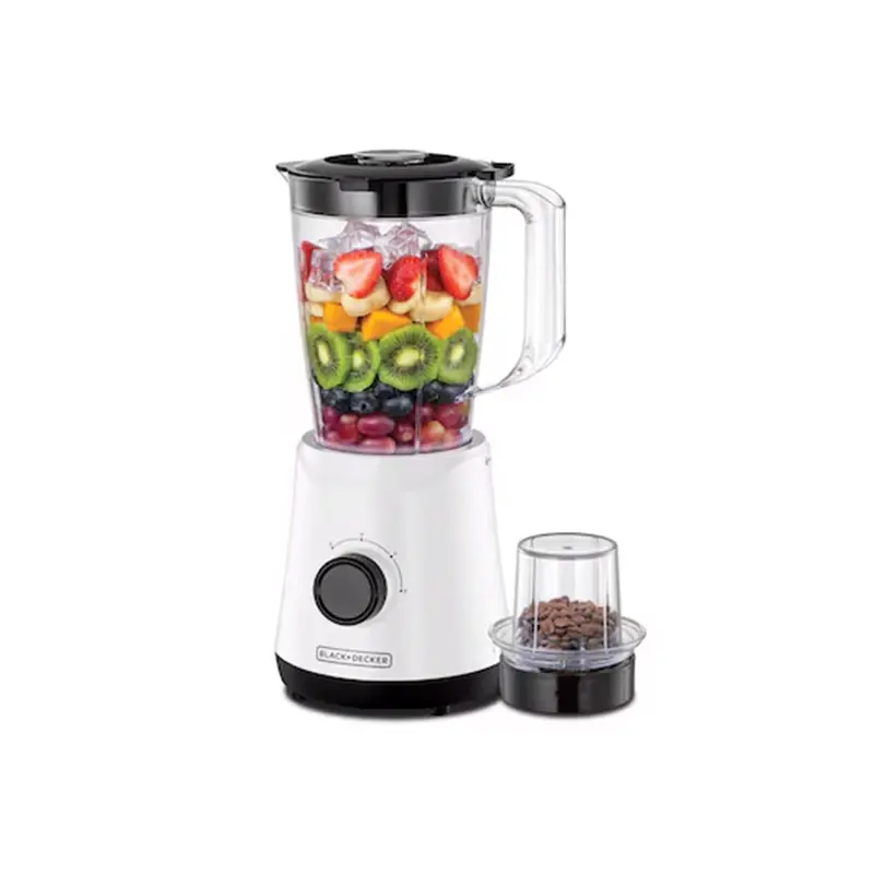 Black+Decker Bx520-B5 500W Blender With Built-In Grinder Mill – 1.5L, White 1