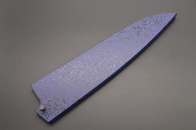 Blue Lacquered Saya For 180Mm Gyuto Chef Knife 1