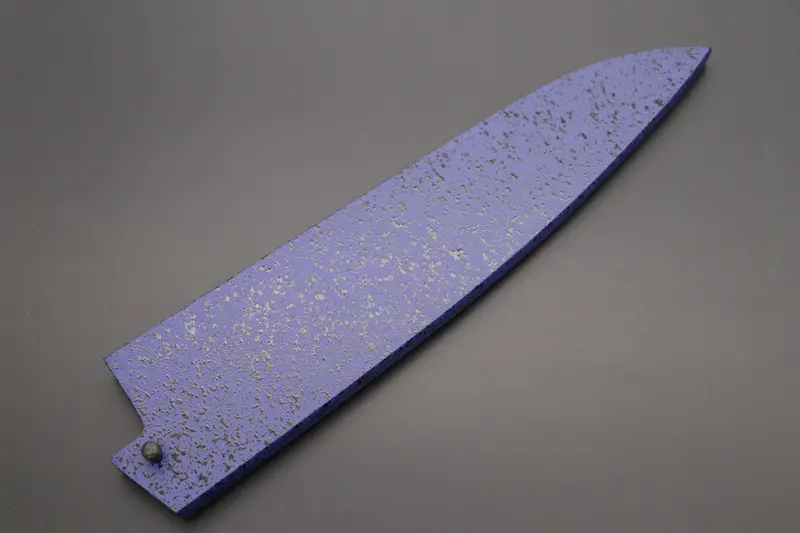 Blue Lacquered Saya For 210Mm Gyuto Chef Knife 1