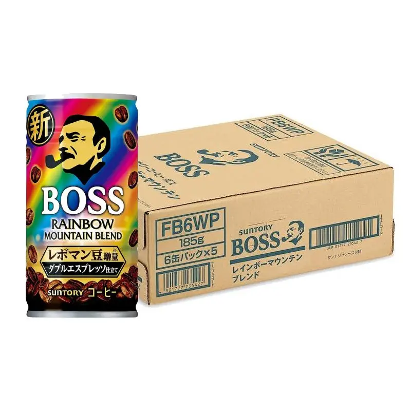 Boss Rainbow Mountain Blend Canned Coffee – 30-Can Case 1