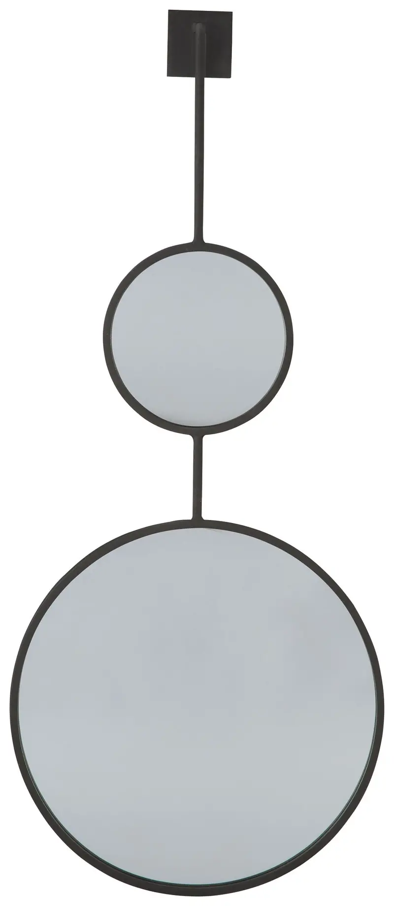 Brewer Black Framed Wall Mirror With Minimalist Profile 1