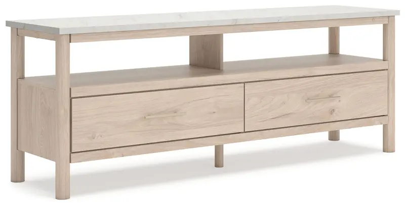 Cadmori Media Console Tv Stand With Open Shelving 1