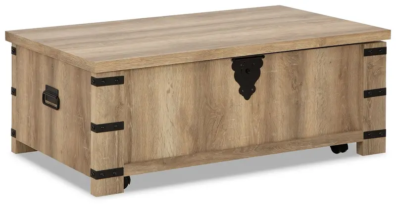 Calaboro Light Brown Lift-Top Cocktail Table 1
