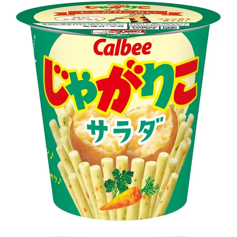 Calbee Jagarico Salad Flavor Potato Sticks – 57G Crispy Savory Snack 1