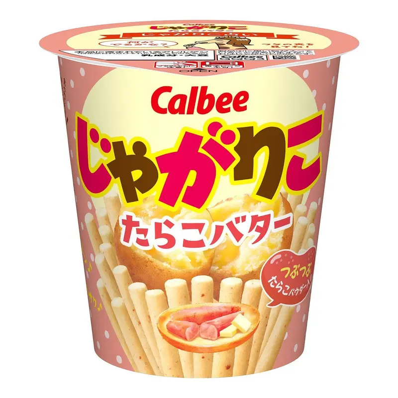 Calbee Jagarico Tarako Potato Sticks – Savory Butter-Flavored Crunch, 52G 1