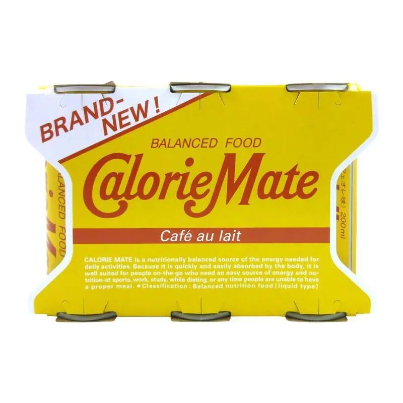 Calorie Mate Cafe Au Lait Coffee Milk Drink (200 Ml × 3) 1