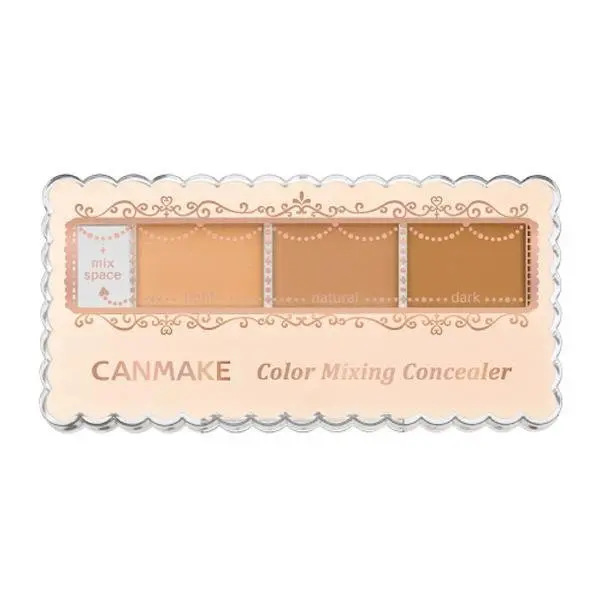 Canmake Color Mixing Concealer – Natural Beige Shade With Spf50, 3.9G 1