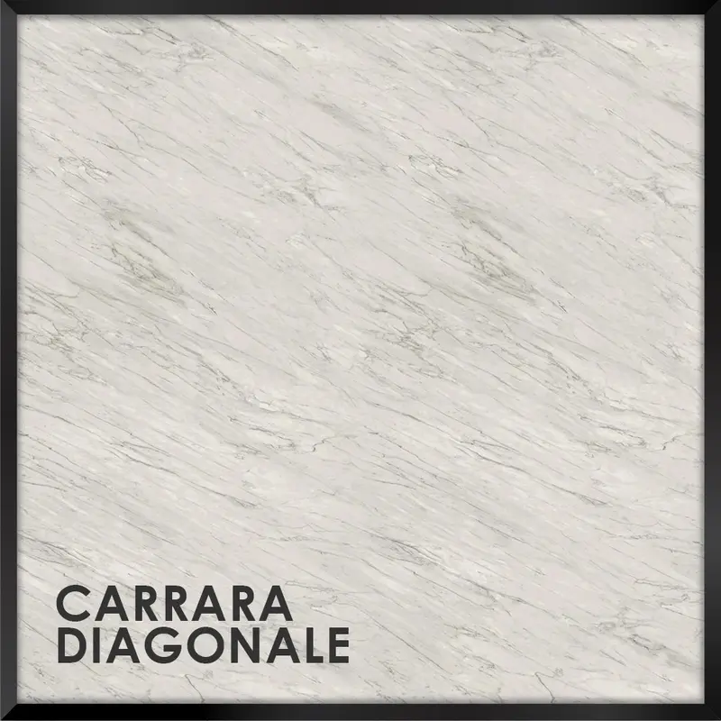 Carrara Diagonale Patterned Porcelain Interior Door 1