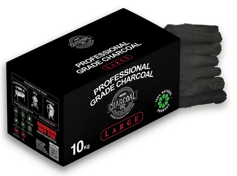 Charcoal Hq Professional Lump Charcoal – 10Kg Box 1