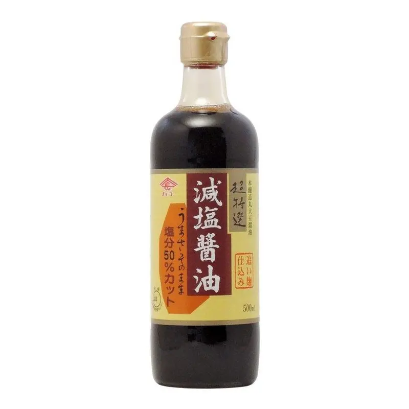 Choko Low-Sodium Shoyu – Non-Gmo Dark Soy Sauce, 50% Less Salt, 500 Ml 1