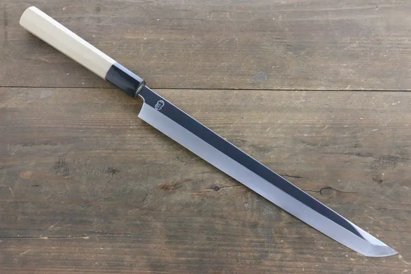 Choyo White Steel Sakimaru Takohiki Knife – 270Mm Mirror-Polished Blade 1