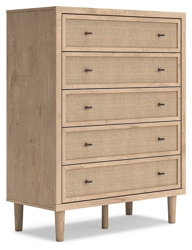 Cielden Two-Tone Five-Drawer Wide Chest 1