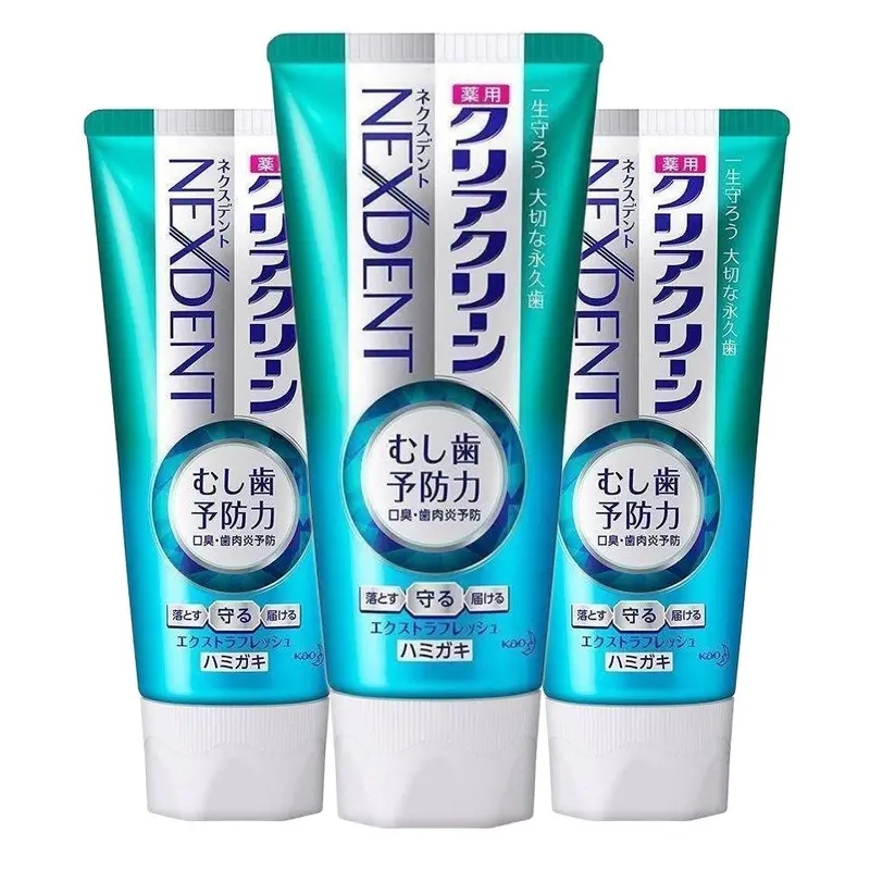 Clear Clean Nexdent Extra Fresh Toothpaste – Cooling Mint Formula (120G × 3) 1
