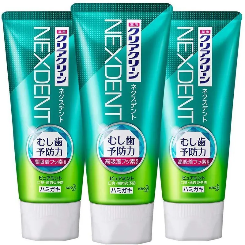 Clear Clean Nexdent Pure Mint Toothpaste – Fluoride Enamel Protection (120G × 3) 1