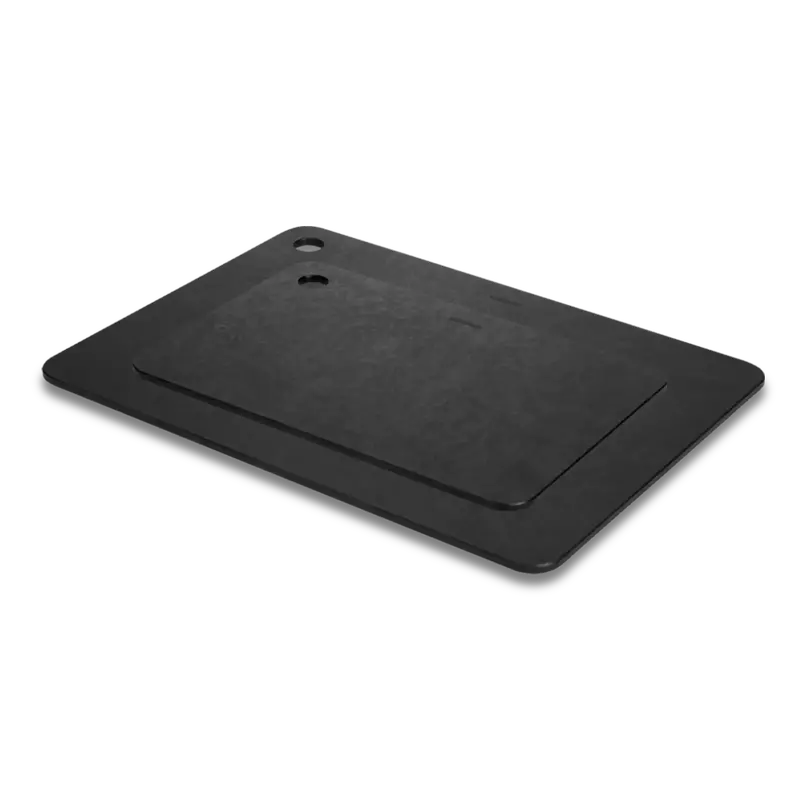 Combekk Sustainable Black Recycled Paper Cutting Board Pair 1