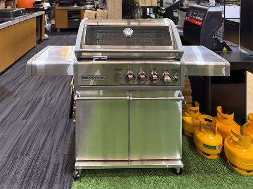 Crossray 4-Burner Trolley-Style Barbecue – Discounted Clearance Model 1