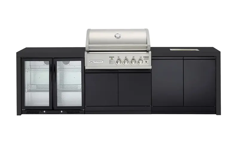 Crossray X-Origin 4-Burner Black Premium Outdoor Kitchen 4