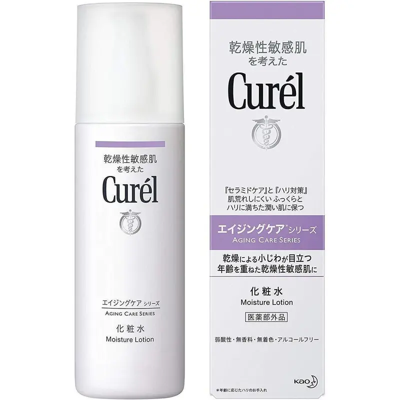 Curél Aging Care Moisturizing Lotion – Soothing Toner For Sensitive, Mature Skin (140Ml) 1