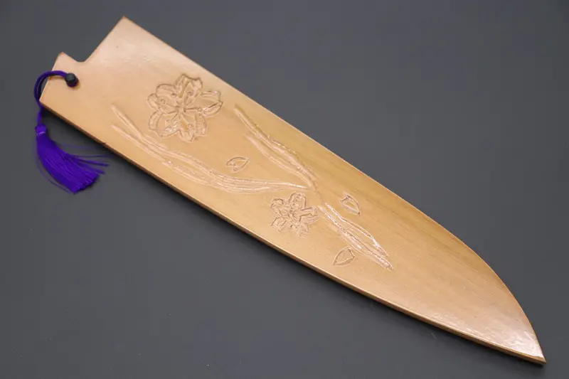Custom Sakura-Designed Saya For 240Mm Gyuto – Ws-240-9 1