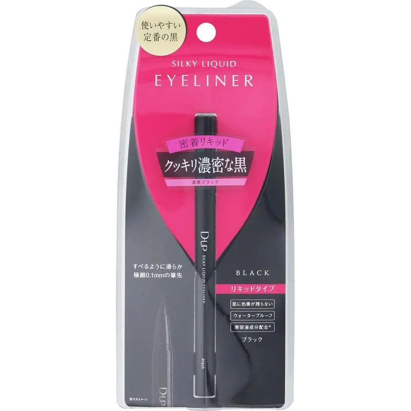 D-Up Silky Liquid Eyeliner – Jet-Black Waterproof Precision Liner 1