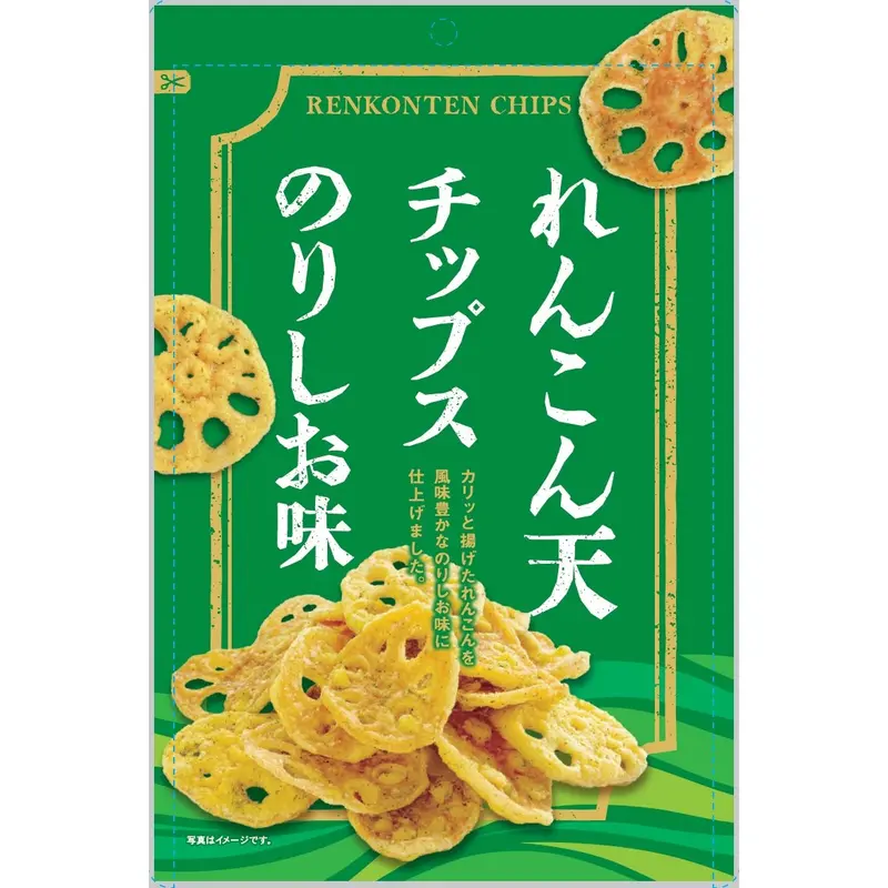 Daiko Foods Nori Renkon Chips – Crispy Lotus Root Snacks With Toasted Seaweed, 10-Pack 1