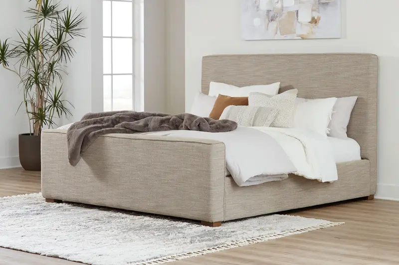Dakmore Upholstered Platform Bed Frame 1