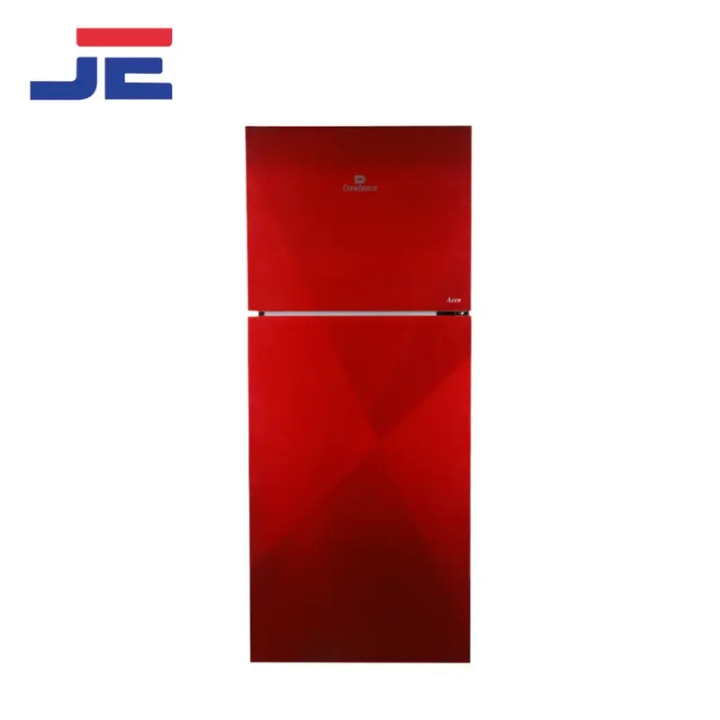 Dawlance 9178 Acce Coral Red 420L Direct-Cool Refrigerator With Glass Door 1