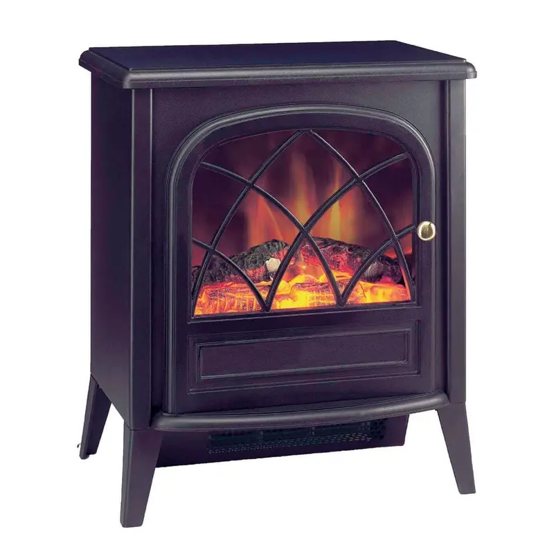 Dimplex Ritz Compact Portable Fire – 2Kw Optiflame Led Log Effect Heater 1