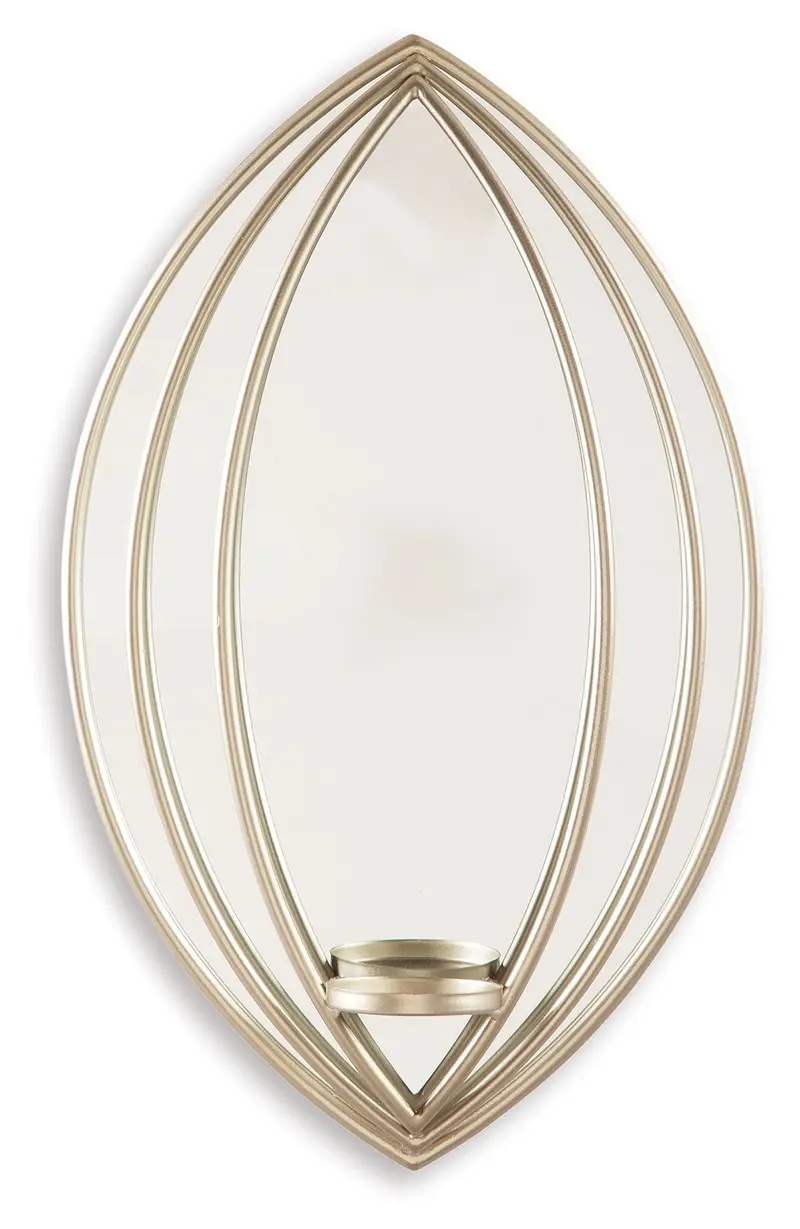 Donnica Wall Sconce With Sleek Silver Metallic Finish 1